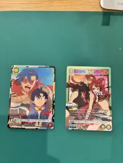 ユニオンアリーナ 天元突破グレンラガン　カミナ パラレル⭐︎ セット ユニオンアリーナ 天元突破グレンラガン カミナ SR R 2枚セット - メルカリ