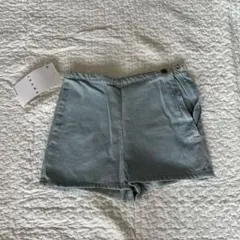 American Apparel ショートパンツ XSライトブルー 新品未使用のサムネイル