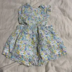 JoJo Maman bebe 6-12m 花柄ロンパース　サロペットのサムネイル