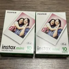 FUJIFILM instax mini インスタントフィルム 10枚入り　2点