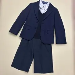 キッズ フォーマルスーツ ベスト　長袖シャツ　パンツ　ジャケット　4点セット