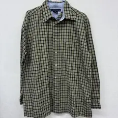 tommy hilfiger チェックシャツ　緑　M な44のサムネイル