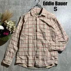 1173 エディーバウアー　チェックシャツ【海外S】綿100% アメカジ