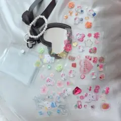 限定1セット❤︎サンリオキティちゃんミニシール帳セットミラー❤︎ボンボンドロップ