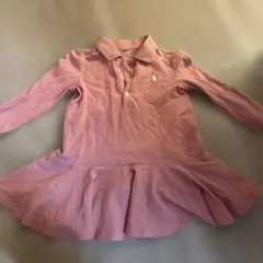 ✳️最終お値下げ✳️ポロシャツスタイル ピンク ワンピース　ラルフローレン80サイズ