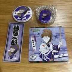 極楽湯 ミニキャラ缶バッジ 和紙風ステッカー キーホルダー　コースター　鉢屋三郎