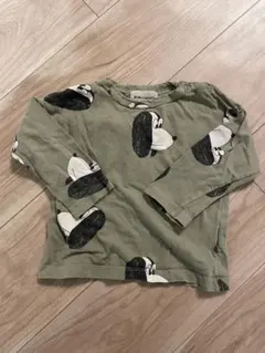 BOBO CHOSES 犬プリント 長袖Tシャツ 12-18M