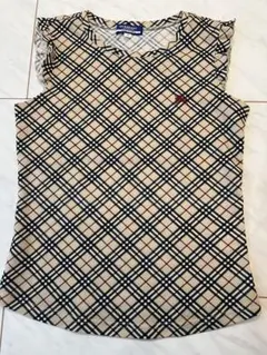 Burberry❤︎レディース 袖フリルノースリーブトップス