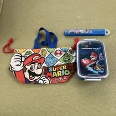 マリオカート8 弁当箱 360ml 巾着袋 カトラリーセットのサムネイル