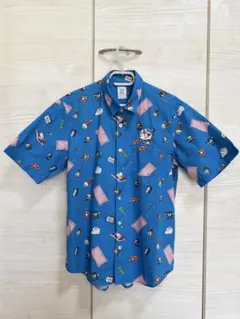 【限定コラボ品】グラニフ ドラえもん ひみつ道具 総柄シャツ Sサイズのサムネイル