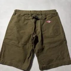 ⁠【日本製】DANTON ダントン シンチバック ショートパンツ カーキ ダックのサムネイル