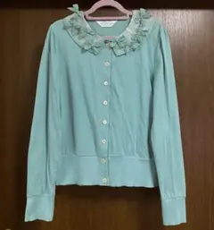 ジェーンマープル　カーディガン　グリーン