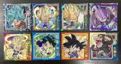 ドラゴンボール 超戦士シール スナックZ 第2弾 8種 8枚セット まとめ売り