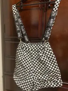 ピンクラテサロペット　XS 150cm 美品