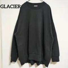 グラシア スウェット クルーネック 長袖 L 黒 綿混 カジュアル 体型カバーのサムネイル