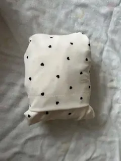 授乳ケープ 黒ハートドット　ポンチョ型　バースデイ　cottoli