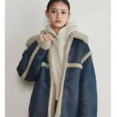 MURUA ミディルーズフェイクムートン