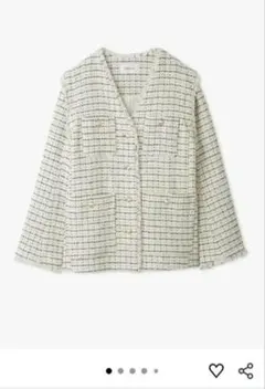 FRAY.ID チェック柄ツイードジャケット