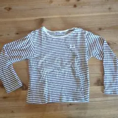 familiar 長袖カットソー 140cm ストライプ