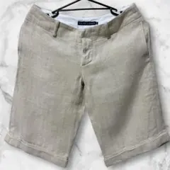 Ralph Lauren 麻パンツ　ハーフパンツ　ラルフローレン　美品