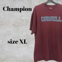 ◎　Champion　チャンピオン　Tシャツ　XL　ボルドーのサムネイル