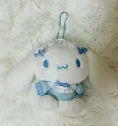 サンリオ　シナモロール　マスコット　水色デイズ