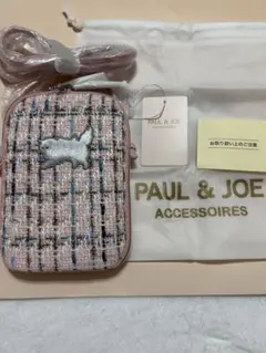 新品　ポールアンドジョー スマホショルダー ジプシー ツイード　ミニショルダー