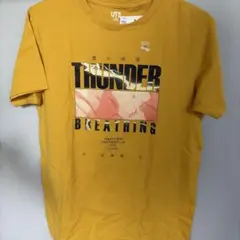 UNIQLO 鬼滅の刃 Tシャツ 雷の呼吸 イエロー 160のサムネイル