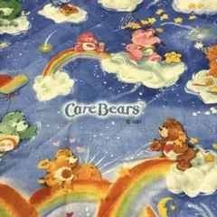 ケアベア 海外キャラ レア キルティング 布 生地 はぎれ ハンドメイド