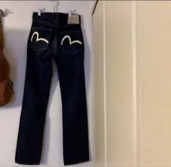 EVISU デニムパンツ カモメペイント 紺色のサムネイル