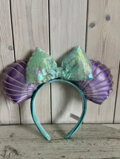 ディズニー アリエルモチーフカチューシャ