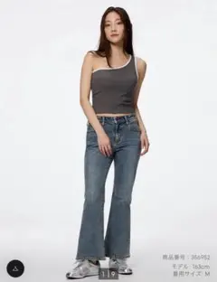 スリムフレアジーンズ+EC(丈短め68.0cm)