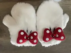お値下げ☆ディズニー ミニー 手袋　子供用　ミトン