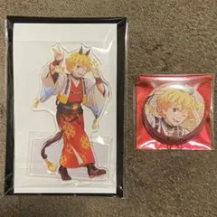 鬼滅の刃 干支 2026 午年 我妻善逸 アクスタ 缶バッジ 2種セット