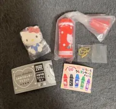 サンリオ いろいろクレヨンケース　ハローキティ ふわわフロッキーマスコット