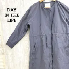 A-046A DAY IN THE LIFE グレー ロングコート