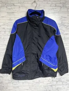 古着 コロンビア ナイロンジャケット ブラック ブルー レディース アウトドア