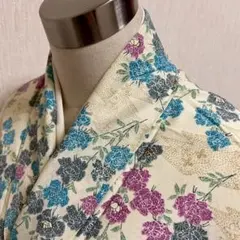 KJ2501 洗える着物 小紋 身丈161cm ポリエステル 化繊