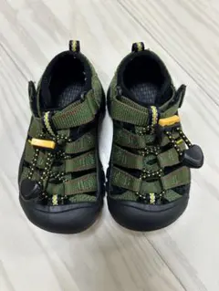 KEEN キッズサンダル グリーン