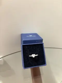 【美品】7号　SWAROVSKI スワロフスキー ハート型リングのサムネイル