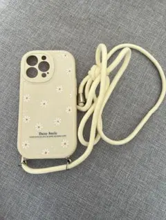 iPhone13pro iPhoneカバー スマホショルダーストラップ 花柄