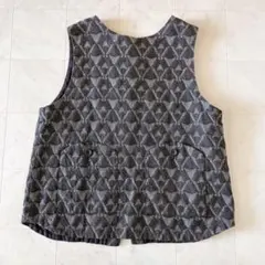 tsumugu トライバルジャガード 2wayベスト