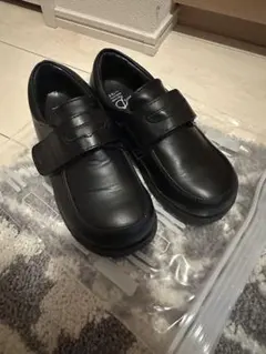 【19cm】黒☆フォーマルシューズ☆マジックテープ