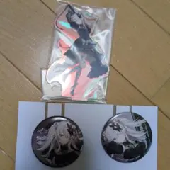 一番くじ　ホロライブ　アクリルスタンド 缶バッチ　獅白ぼたん