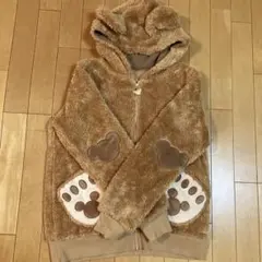 良品 東京ディズニーシー 限定 ダッフィー 耳付き パーカー レディース M