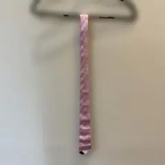 ピンク ストライプ ドット ネクタイ