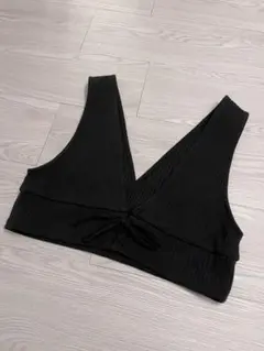 GU ブラック リボンビスチェ