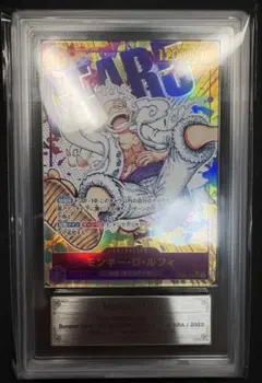 ルフィ ギア5 ニカ リーダーパラレルST21-001 PSA10 ルフィ ギア5 ニカ リーダーパラレルST21-001 - メルカリ