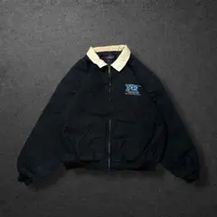 専用USA製デトロイト4XLダークネイビー襟コーデュロイユニオンタグ企業ロゴダッ