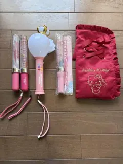 すとぷりペンライトまとめ売り4本セット➕ぺライトケース付き
